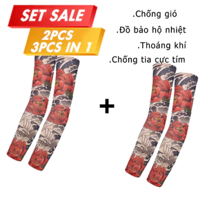 MusiON Bộ Bảo Hộ Tay Chống Nắng & Làm Mát, Chống Tia UV - Phù Hợp Đi Xe Đạp Ngoài Trời