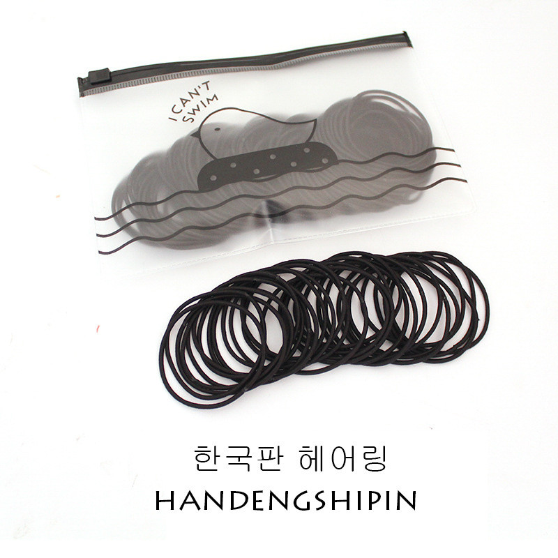 Miếng Liên Mạch Dây Buộc Tóc Co Giãn Nylon - Thân Thiện Với Tóc Mỏng, Phong Cách Hàn Quốc