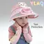 Quạt Trẻ Em Mũ Chống Nắng Thiết Kế Hoạt Hình Vành Rộng Chống Tia UV Mũ Làm Mát Du Lịch Đi Biển Ngoài Trời