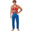 SY3 Trang phục cosplay Super Mario treo quần dành cho người lớn, phù hợp Halloween