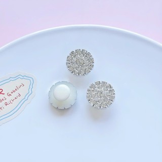 Set charm cao cấp: Set Charm Bạc Đính Đá Sang Chảnh – Charm Gấu Nơ Vương Miện Pha Lê Lấp Lánh Trang Trí Dép hot trend