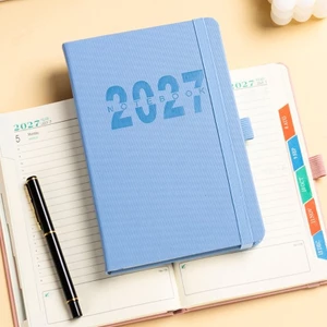 SA 2027 Planner Journal Schedule Notebook Work Planner với thiết kế tiện dụng để lập kế hoạch hàng ngày Hiệu quả quản lý thời gian