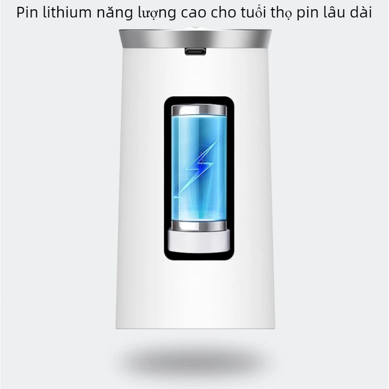 Máy Bơm Nước Thông Minh Tích Hợp Sạc Type-C – Nút Bấm Lớn Dễ Dùng – Pin Trâu – ABS Cao Cấp