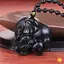 Đá obsidian mặt dây chuyền hình mẹ voi - quà tặng mới cho nam và nữ
