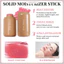 YW Pocket Blush Cream Natural Nude Makeup Brightening Matte Lip Cheek Dual-use Contouring Rouge Water Gloss Stick