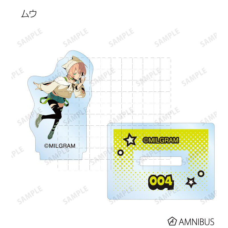 Chân đế Mini Acrylic MILGRAM - Futa Kajiyama, Mu Kusunoki, Kotoko Yuzuriha, Bộ sưu tập hình Anime
