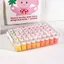 CATMALLER88 Hộp đóng gói hạt Perler, Hộp lưu trữ hạt Perler dung tích lớn chống bụi, trong suốt có nắp chai lưu trữ hạt Dụng cụ tổ chức tại nhà