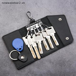 Túi Móc Chìa Khóa Da Thật Chính Hãng Nam Nữ, Hộp Đựng Chìa Khóa Ô Tô, Túi Đựng Thẻ Mini, Thiết Kế Đơn Giản, Quà Tặng
