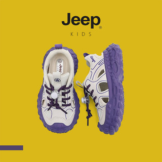 JEEP Giày Trẻ Em Bé Trai Bé Gái Mùa Hè Bố Giày Velcro Rỗng Đen Chống Trơn Trượt Thể Thao Thoáng Khí Giày Chạy Bộ Thông Thường