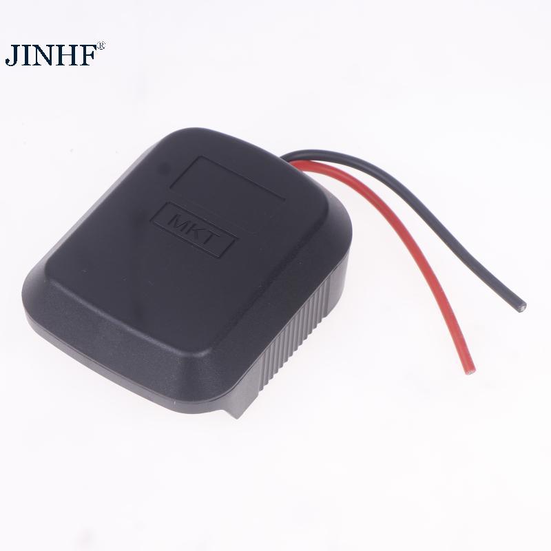 JINHF Cho Makita 21V 18V Li-ion Pin DIY Pin Cáp Kết Nối Đầu Ra Bộ Chuyển Đổi BL1830 BL1840 BL1850 Cho Máy Khoan Điện HOT