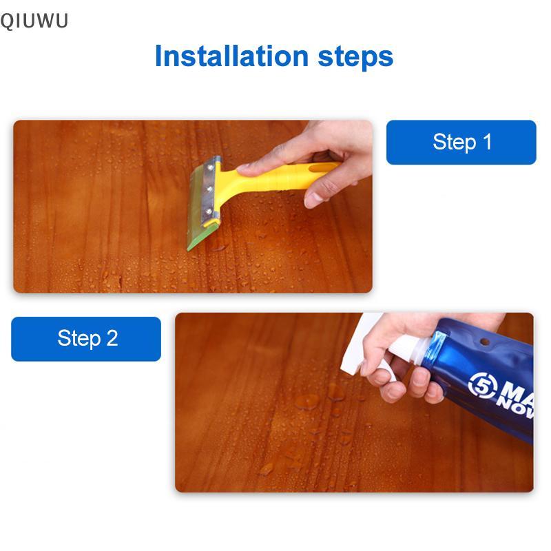 Phim bảo vệ bàn QIUWU Bóng bảo vệ trong suốt Đồ nội thất chống trầy xước.