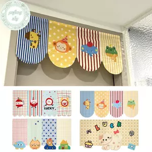 Rèm cửa hoạt hình động vật PUSKY Rèm ngăn tự dính không đục lỗ cho phòng ngủ Sự riêng tư, phòng khách, phòng tắm VN