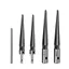 NOTE1 2 Cái / bộ Dụng cụ khoan côn, Bộ mũi khoan côn bằng thép Carbon 3-13mm 5-16mm, Dụng cụ mở lỗ cầm tay chuôi tròn hình lục giác