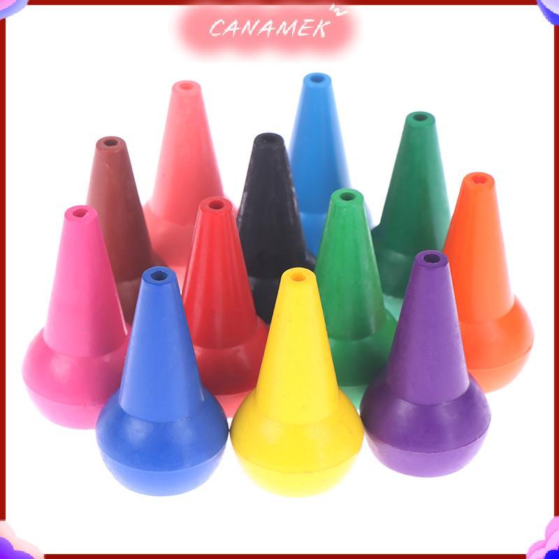 CANAMEK 12 Chiếc Không Độc Hại Trẻ Em Màu Sắc An Toàn Cho Bé 3D Ngón Tay Nghệ Thuật Tiếp Liệu CSF