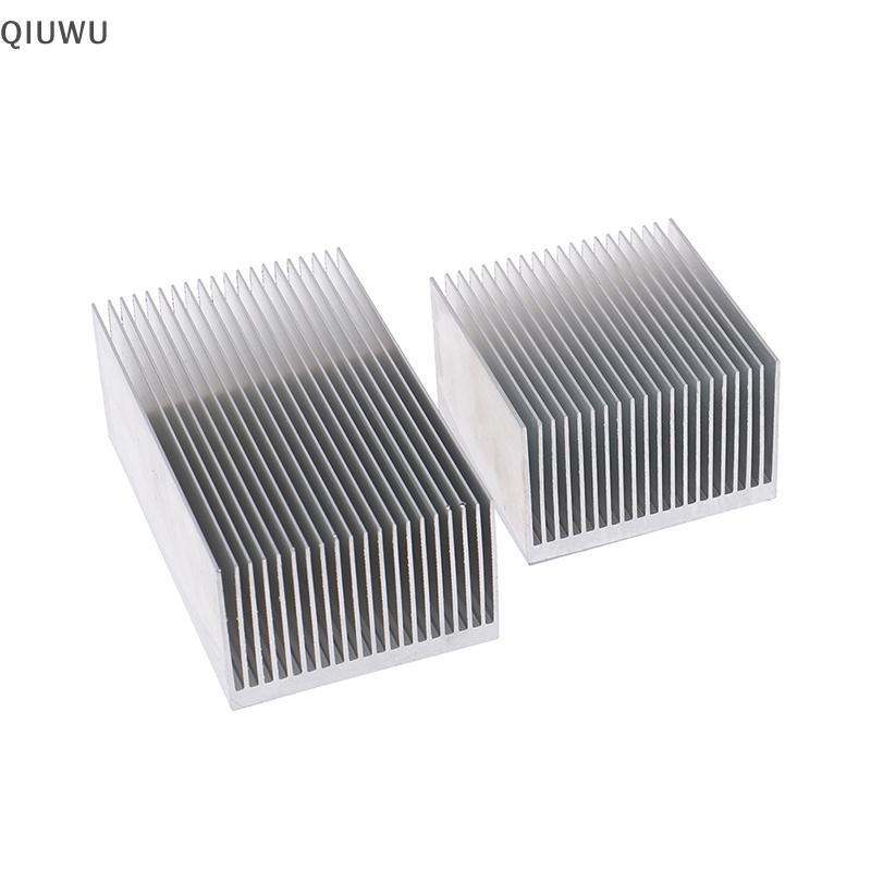Tản nhiệt hợp kim nhôm QIUWU 60 * 60 / 100 * 60mm Tấm làm mát LED IC Chip tản nhiệt.