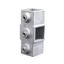 Pealike 20x20mm Vuông Ống Kết Nối Kết Nối Dây Hợp Kim Nhôm 3 Chiều Khuỷu Tay Lắp Kết Nối Phụ Kiện