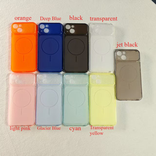 Cửa sổ xem lớn hình tròn siêu mỏng ngay lập tức biến 17 vỏ điện thoại màu xanh sông băng phù hợp cho iPhone 11 12 13 14 15 16 17 Pro Max Vỏ mềm TPU chống rơi