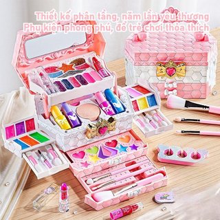 Bộ mỹ phẩm cho bé gái – Gốc nước, dễ làm sạch – An toàn, không độc hại – Hộp quà xinh xắn – Quà tặng ý nghĩa