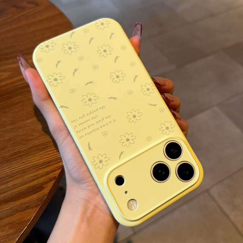 Ốp Điện Thoại Silicon Lỏng Hoa Cho iPhone 17 Pro Max 16 15 14 13 12 11 Vỏ Bảo Vệ Chống Sốc