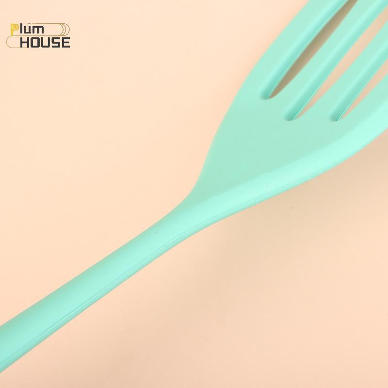 PlumHOUSE Xẻng silicon tích hợp nhỏ, dụng cụ nấu ăn nhà bếp cho bít tết, trứng, cá