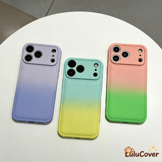 Ốp điện thoại đệm khí mờ Gradient cho OPPO Reno 15 14 13 11 Pro Find X9 X8 X8S 5G 4G Vỏ mềm đơn giản Dopamine đầy màu sắc dễ thương