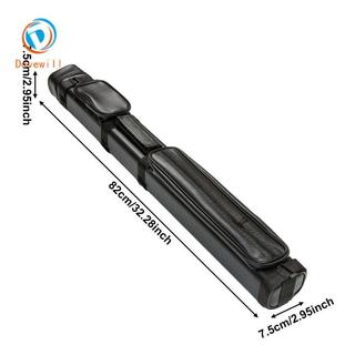 Dovewill Pool Cues Case 5 lỗ Da PU di động có dây kéo Bida Pool Cue Bag