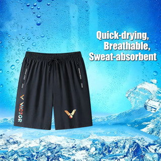 Thể Dục Nhanh Khô Quần Short Victor Nam Nữ Ice Silk Thoáng Mát Quần Short Cầu Lông Mùa Hè Hàng Ngày Chạy Bộ Tập Đi Xe Đạp Đi Bộ Đường Dài Quần ngắn đi xe đạp