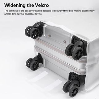 Tấm bảo vệ nắp vali HOBBYIN, Vỏ bảo vệ hành lý chống bụi bền bỉ, Phụ kiện du lịch mờ chống thấm nước