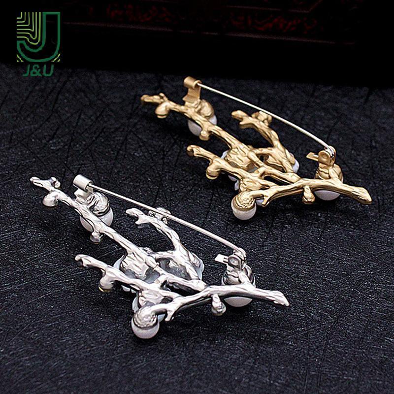 [J & U-T] Trâm cài hoa mận cho nữ Văn phòng đám cưới Trâm cài Chân trang sức năm mới Quà tặng Phụ kiện trang trí tiệc