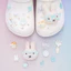 Phụ Kiện Hoa Dễ Thương Sang Trọng Miffy Thỏ Cho Crocs, Có Thể Tháo Rời, Thích Hợp Lỗ Giày, Phụ Kiện Busch Zhibixing