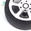 Gamchiano 10 / bộ 30mm 5 rãnh bánh xe & lốp nhựa cho phụ kiện xe tải RC Racing