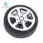 Gamchiano 10 / bộ 30mm 5 rãnh bánh xe & lốp nhựa cho phụ kiện xe tải RC Racing