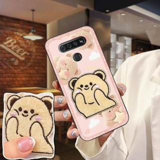 Thiết Kế Thời Trang Ốp Lưng Mềm Ốp Lưng Điện Thoại LG K51 / Phản Quang / L555DL Miếng Dán Vải Bảo Vệ Bền Sang Trọng Chống Sốc Dễ Thương Chống Va Đập Silicon Bọc Toàn Bộ Túi Điện Thoại Chống Bụi 3D Chống Thấm Nước