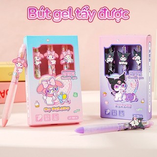 Bút mực xoá được ngòi 0.5mm chính xác - Bút gel với mực nước trong, dễ dàng tẩy sạch mà không để lại vết trên giấy