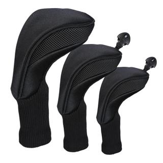 3 Chiếc Golf Club Headcover 460cc Hybrid Driver Wood Head Cover No. 1 3 5