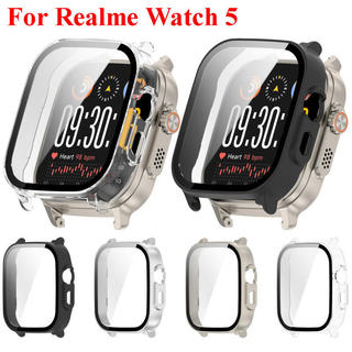 Ốp Kính Cường Lực Cho Realme Watch 5 Vỏ Bảo Vệ PC Cứng Vỏ Chống Trầy Xước Bảo Vệ Màn Hình Realme 5 Phụ Kiện