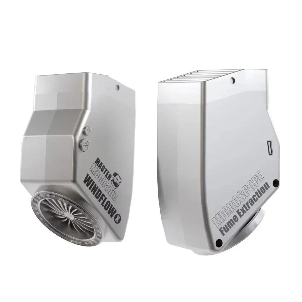 Quạt xả MECHANIC WindFlow X có đèn Công cụ xả khói mạnh mẽ Thích hợp cho kính hiển vi Hàn và sửa chữa điện thoại PCB