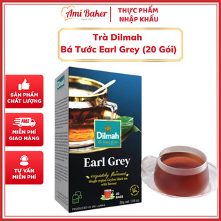 Trà Dilmah Earl Grey (Trà Bá Tước) Hộp 30G (20 Túi Lọc), Hương Vị Tinh Tế, Đẳng Cấp Quý Tộc