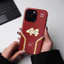 Đáy đỏ No. 44 Mẫu Thích Hợp Cho iPhone 17Promax 16Pro 15 11 12 13 14 xs XR 17Air Vỏ Cứng Hai Lớp Chống Sốc NCNJ