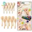8x Gỗ Maracas Nhạc Cụ Mini Vẽ Tay Maracas Cho Fiesta Bé Tắm Lễ Hội Âm Nhạc Đảng Ủng Hộ Tranh DIY