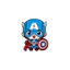 Avengers 'Robert Bruce Banner Captain America Trâm cài Huy hiệu siêu anh hùng Quà tặng sinh nhật