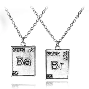Breaking Bad Ba Br Vòng Cổ Cá Tính Và Đơn Giản Chữ Cái Tiếng Anh Mặt Dây Chuyền Phụ Kiện Cho Phim Và Chương Trình Truyền Hình Quà Tặng Sinh Nhật gift