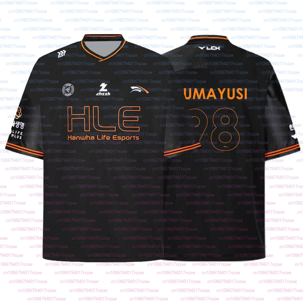 HLE 2026 LCK Hanwha Team Jersey GUMAYUSI 98 Match Jersey 3D In Áo