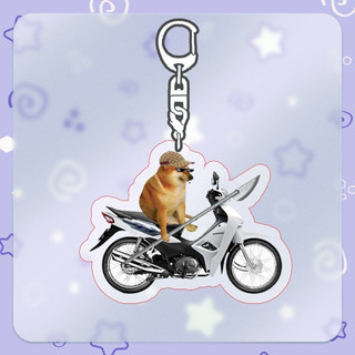 Móc khóa MEME Chó mèo cheems đáng yêu chibi anime quà tặng xinh xắn cho bạn bè người yêu