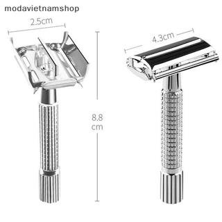 [modavietnamshop] Dao cạo an toàn hai cạnh cổ điển cho nam, kèm bộ tông đơ cắt tỉa