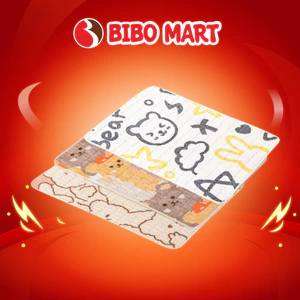 Tấm Lót Chống Thấm Cho Bé Họa Tiết Hoạt Hình Đáng Yêu Chất Liệu Mềm Mại Thoáng Khí - Bibomart