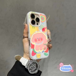 Ốp Điện Thoại 2 Trong 1 Chú Chó Tình Yêu Dễ Thương Cho Honor 400 Pro Lite Smart 200 Pro 90 Smart 70 Lite Magic 7 6 5 Lite 4G 5G Vỏ Hoa Hoạt Hình Màu Kẹo Chống Sốc Chống Rơi Ốp Lưng Mờ