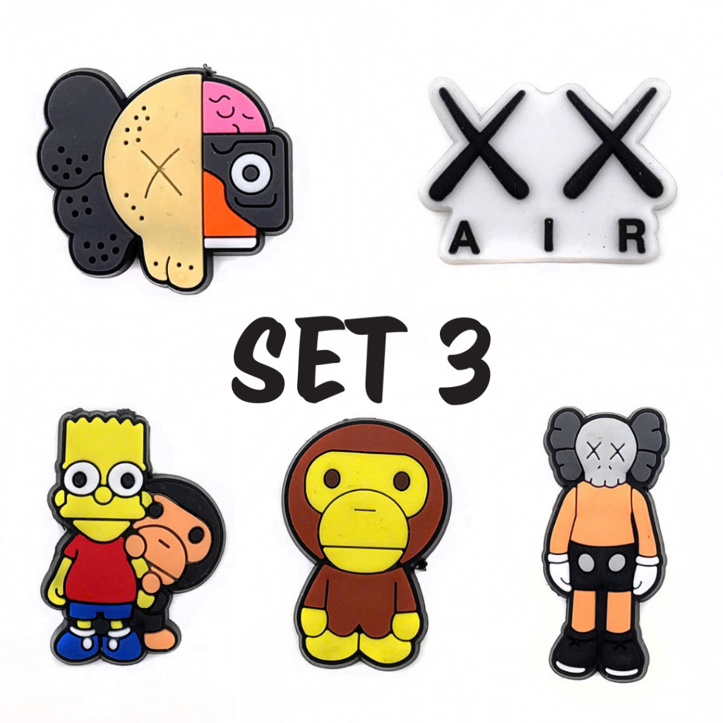 Charm BAPE 2026-  6 set mới - FULL túi bìa