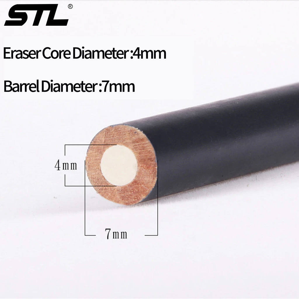 6 / 12 / 18 / 24 Chiếc Bút Cao Su Bút Chì Tẩy Để Vẽ Manga Độ Chính Xác Cao Bút Hình Tẩy Cho Trường N