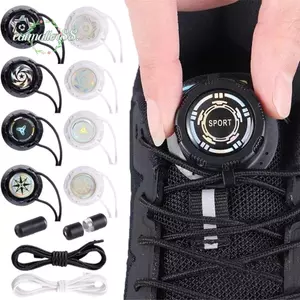CATMALLER88 1 Cặp Dây Khóa Xoay, Dây Dày Dễ Dàng Lắp Đặt Dây Giày Tự Động, Khóa Nhanh Không Dây Buộc Dây Giày Trẻ Em Người Lớn